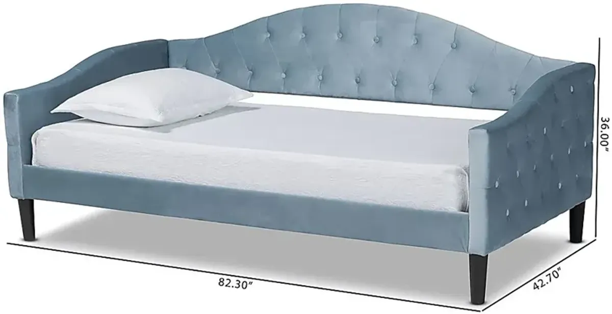 Noraleah Blue Twin Daybed