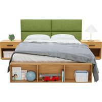 Kids Burkett Green Full/Queen Headboard Panel, Set of 4