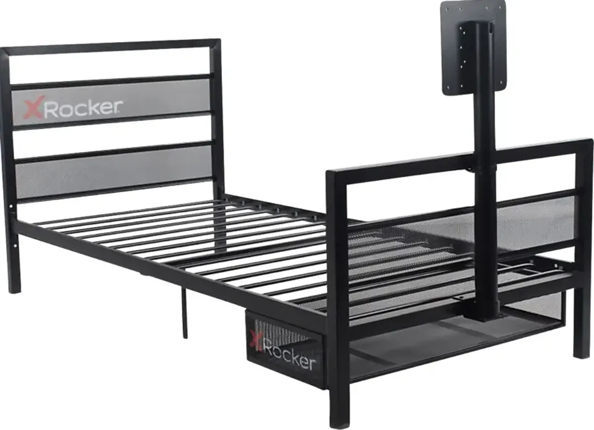 Kids Deecie Black Twin Gaming Bed