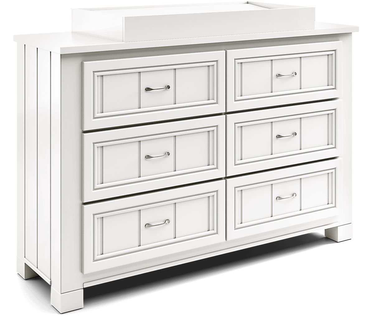 Cottage Colors Willow White Dresser with Changing Tray and Pad