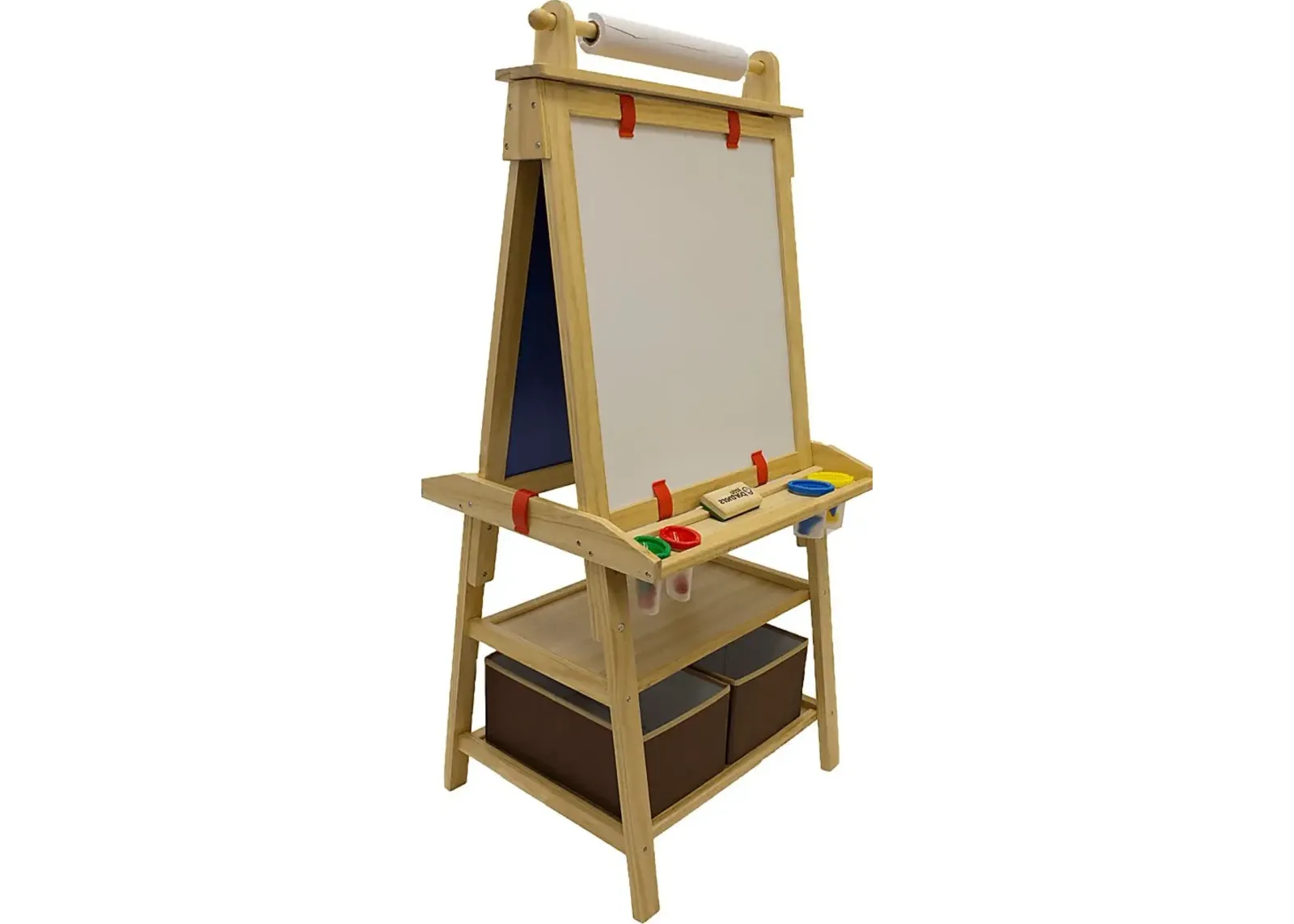 Little Partners Natural Deluxe Learn and Play Art Center Easel