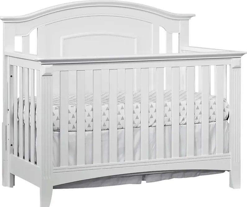Hillford White Convertible Crib