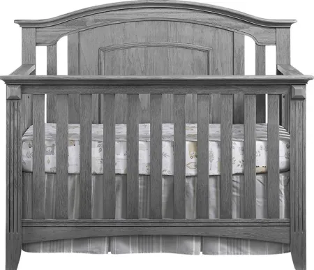 Hillford Gray Convertible Crib