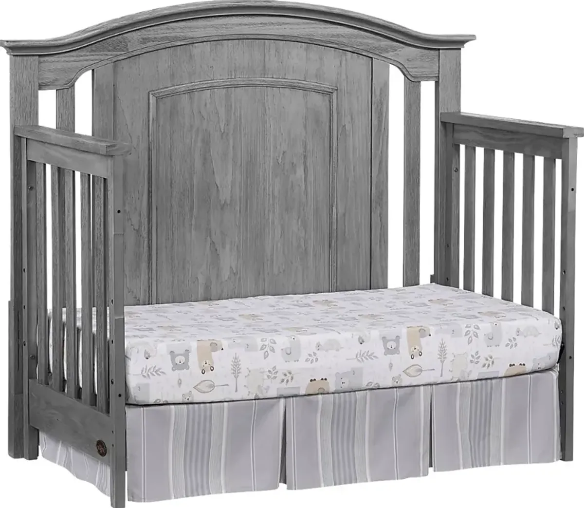 Hillford Gray Convertible Crib