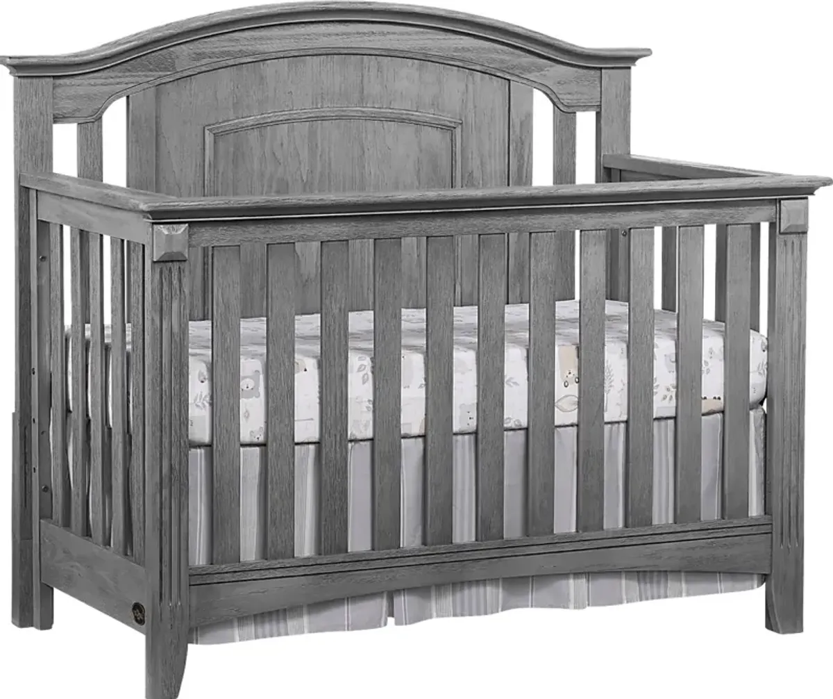 Hillford Gray Convertible Crib