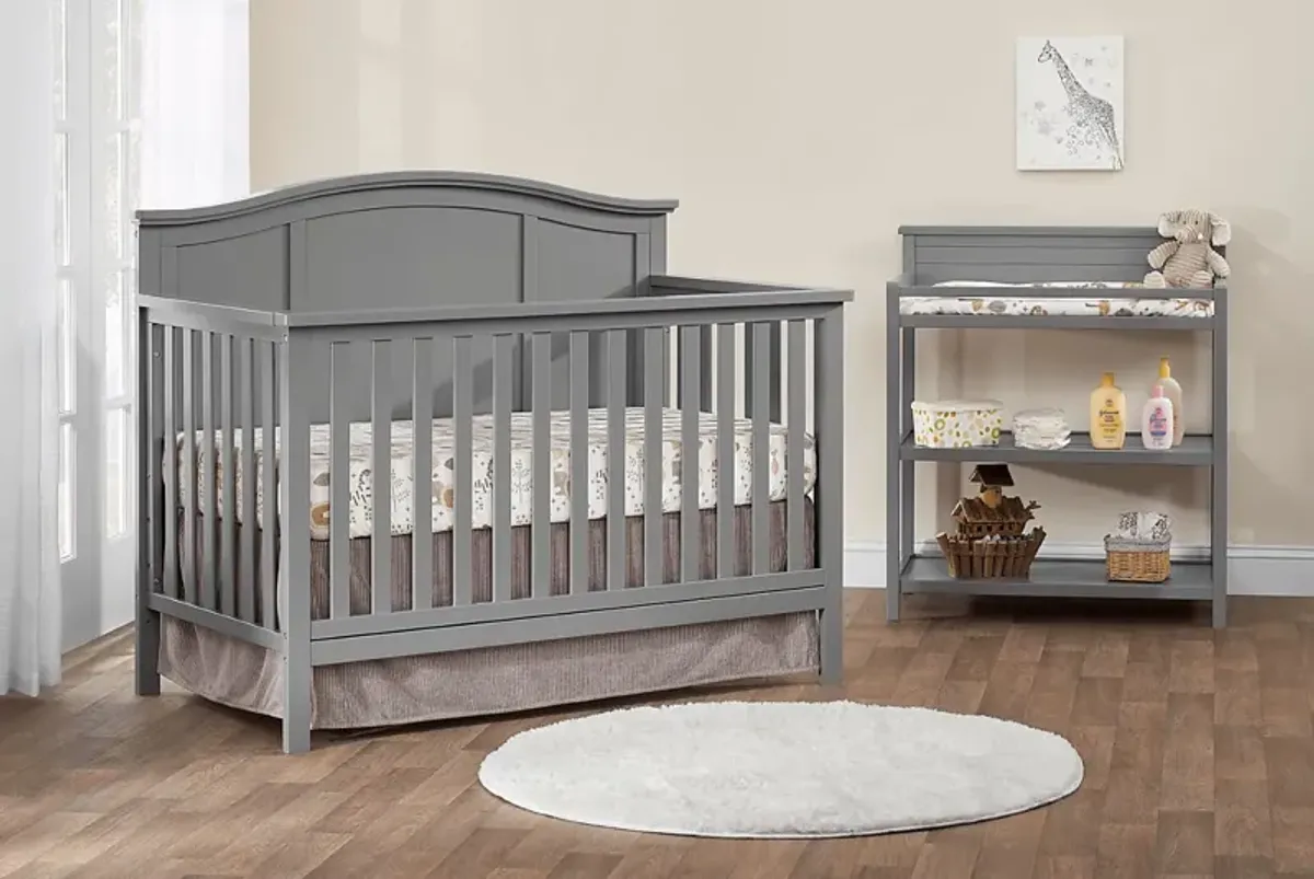 Harnsley Gray Convertible Crib