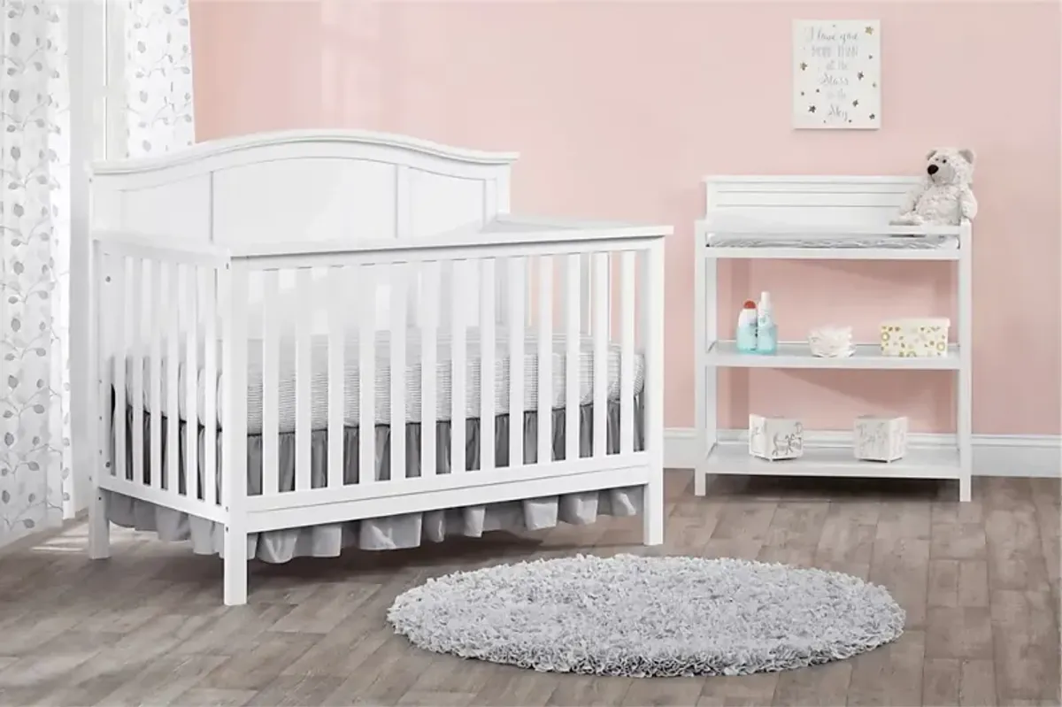 Harnsley White Convertible Crib