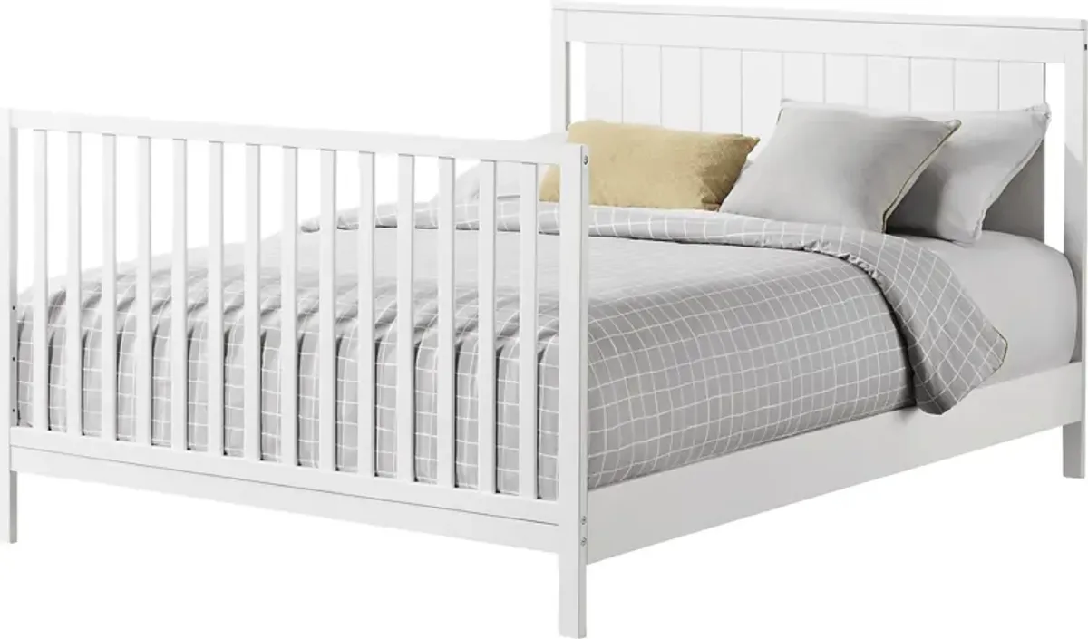 Norian White Convertible Crib