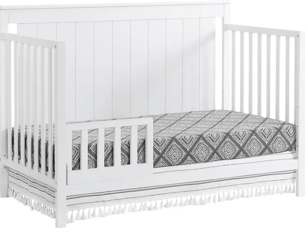 Norian White Convertible Crib