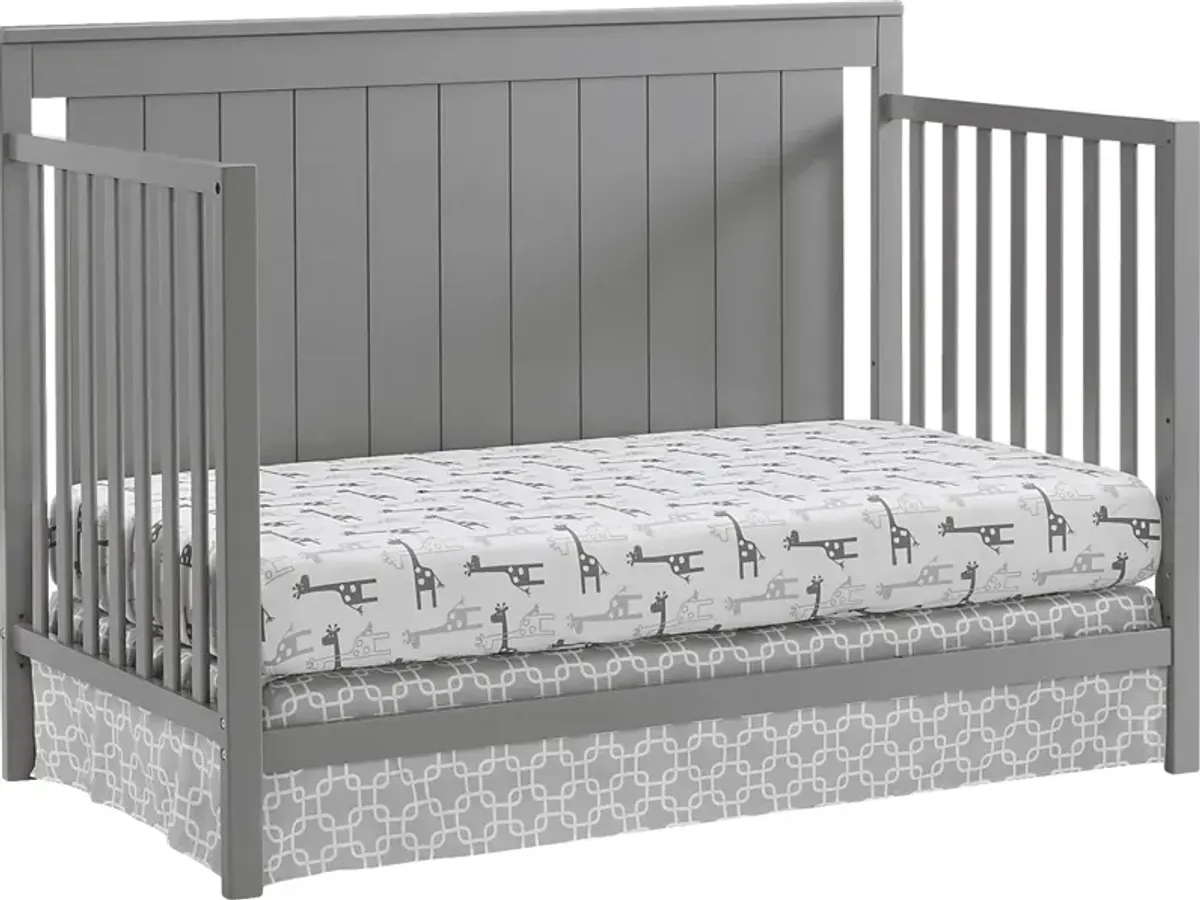 Norian Gray Convertible Crib