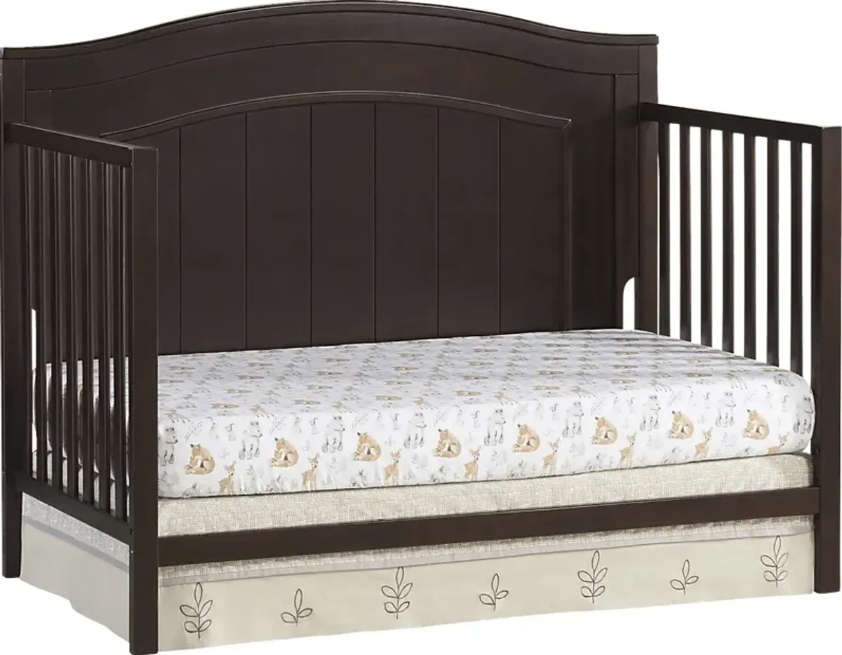 Larton Espresso Convertible Crib