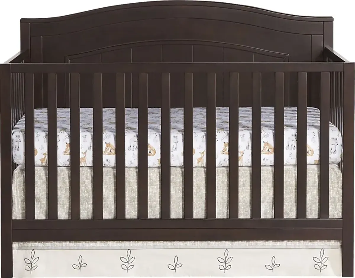 Larton Espresso Convertible Crib