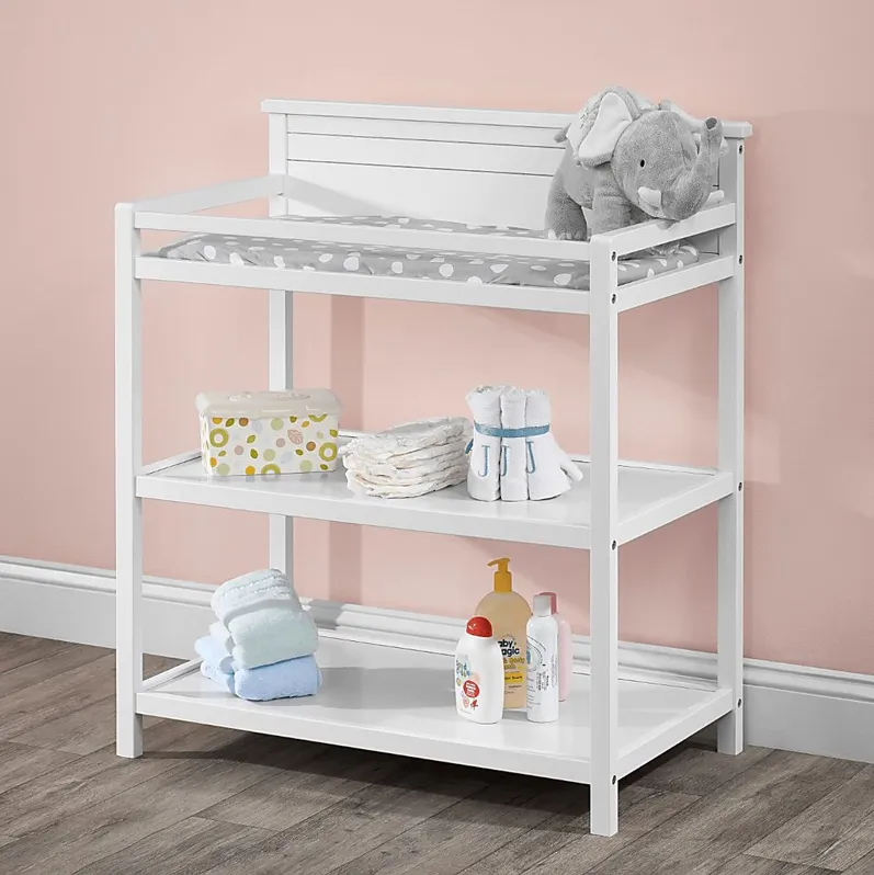 Listmore White Changing Table