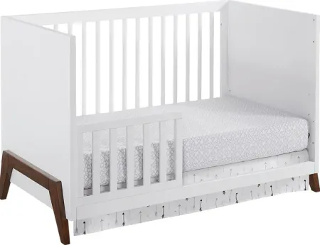 Miana White Convertible Crib