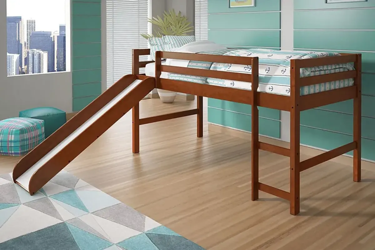 Kids Parman Espresso Twin Loft Bed