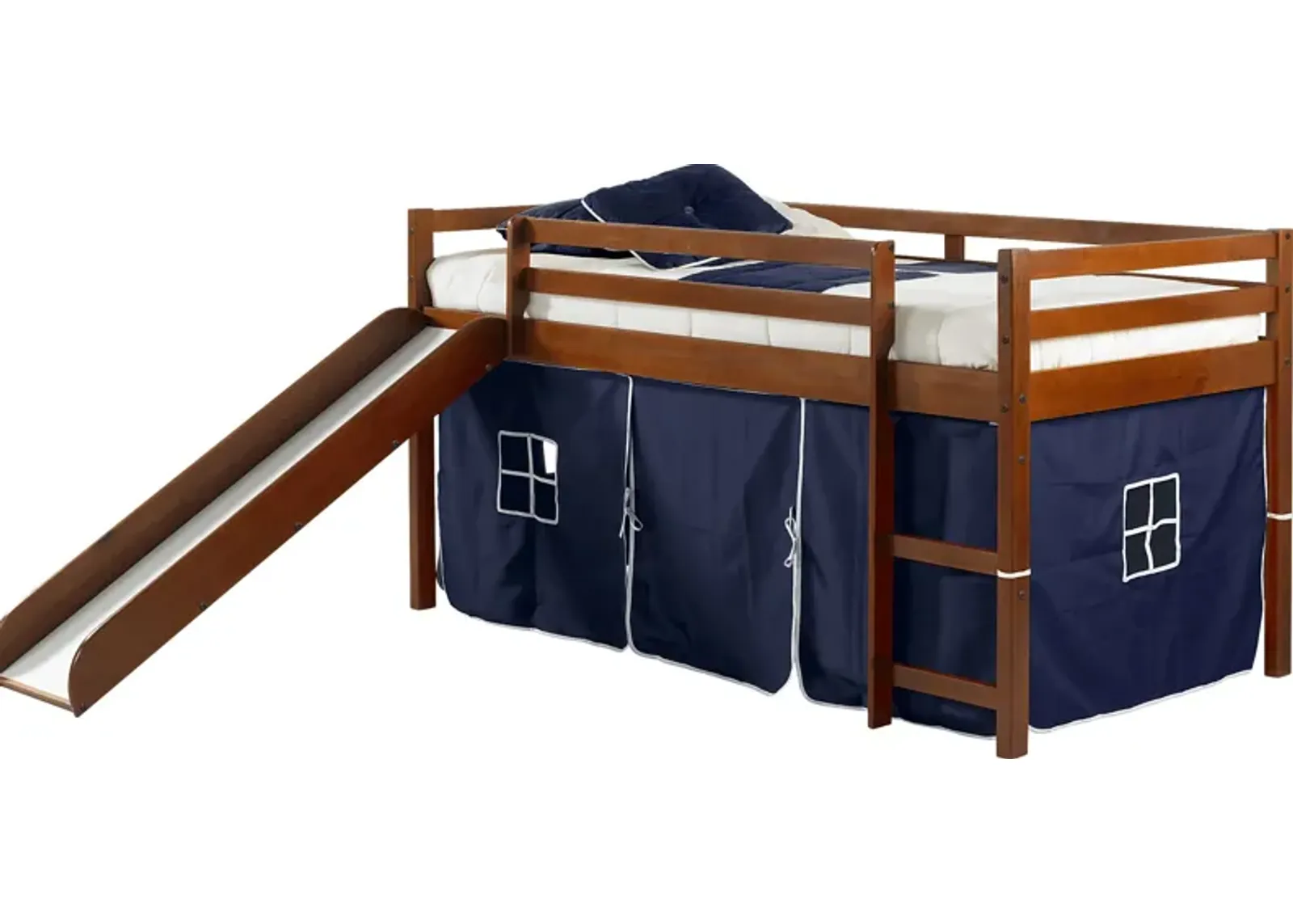 Kids Parman Blue Twin Tent Loft Bed