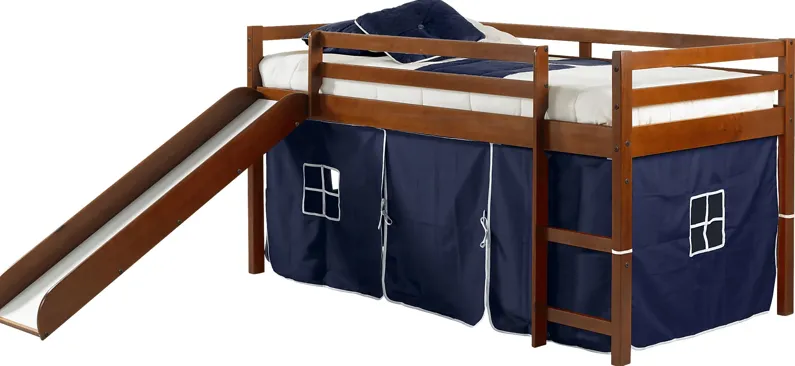Kids Parman Blue Twin Tent Loft Bed