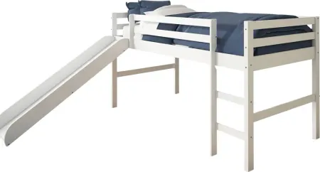 Kids Parman White Twin Loft Bed