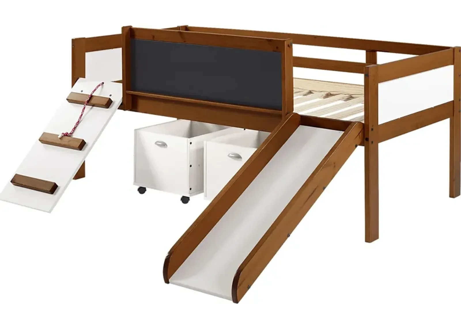 Kids Algonac Brown Twin Loft Bed