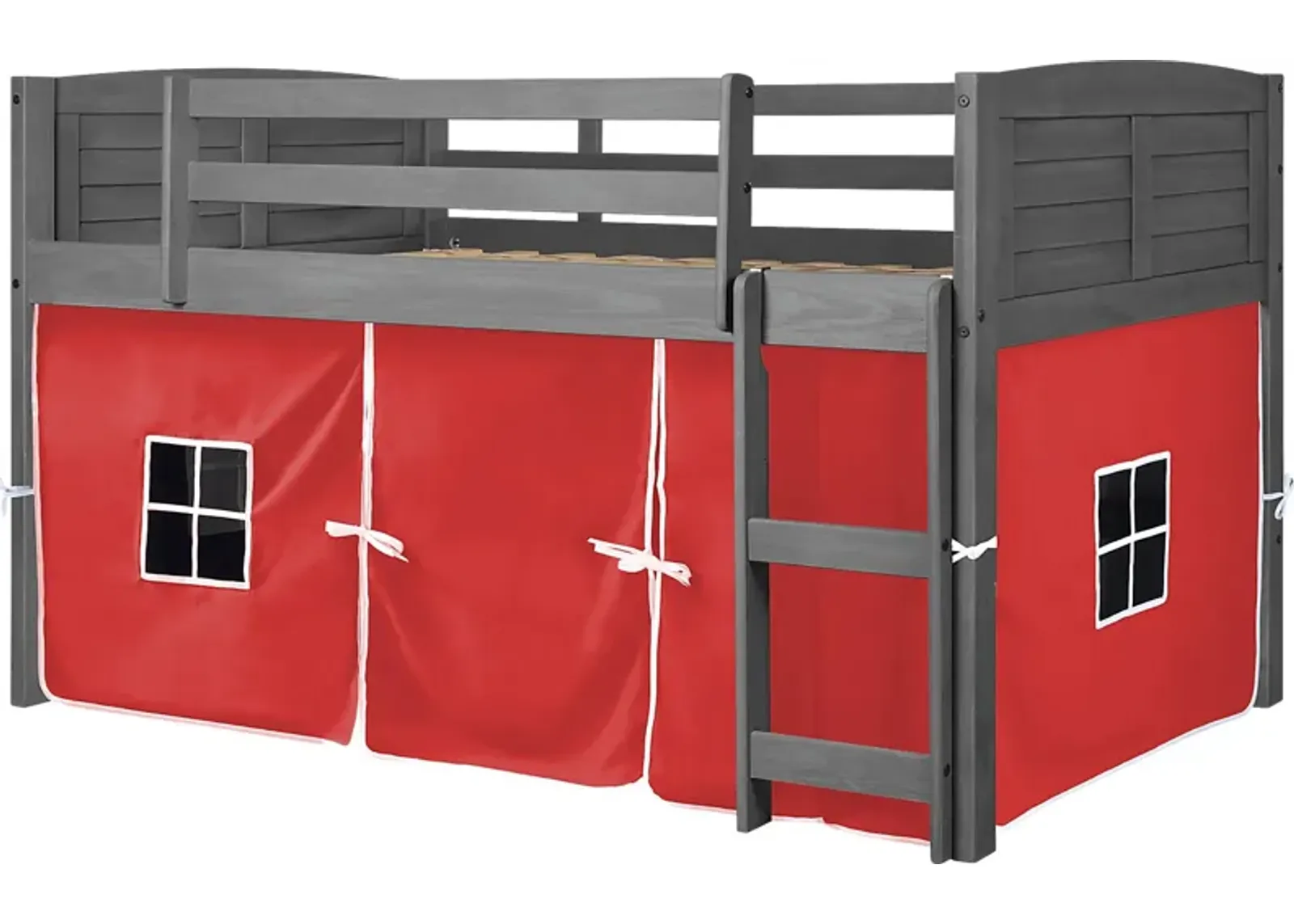 Kids Beland Red Twin Tent Loft Bed