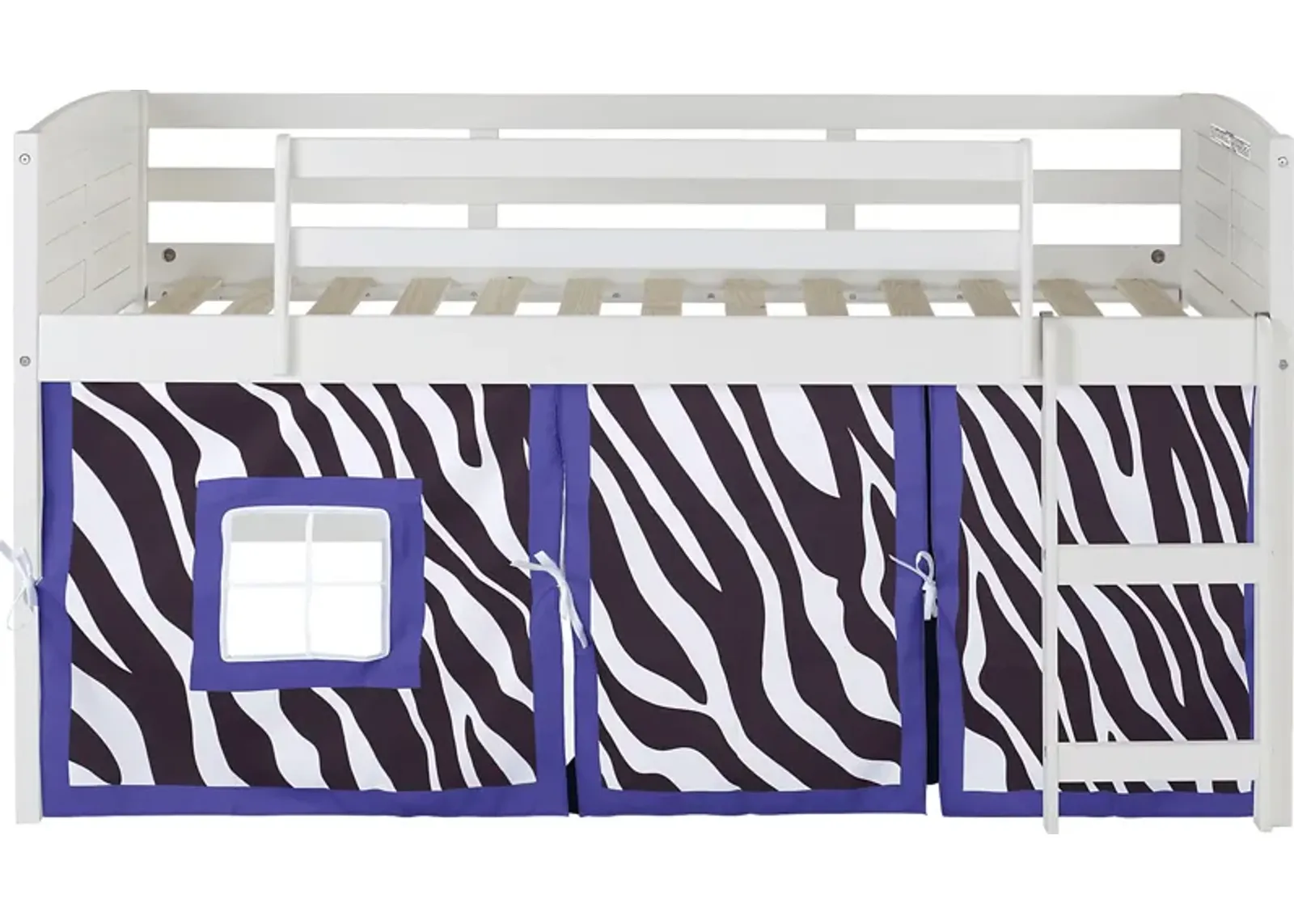 Kids Bulmer Purple Twin Loft Bed