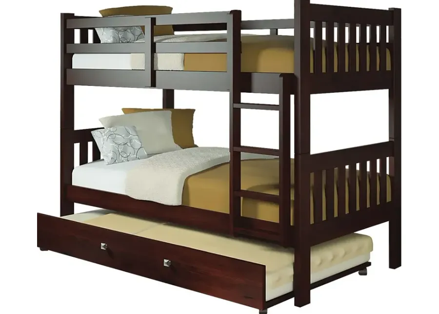 Cormac Brown Twin/Twin Step Bunk Bed