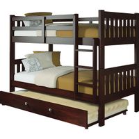 Cormac Brown Twin/Twin Step Bunk Bed