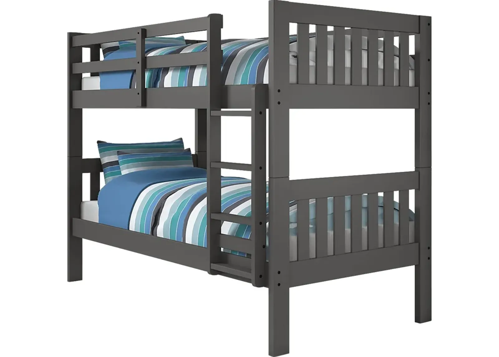 Dashill Gray Twin/Twin Bunk Bed