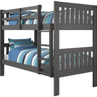 Dashill Gray Twin/Twin Bunk Bed