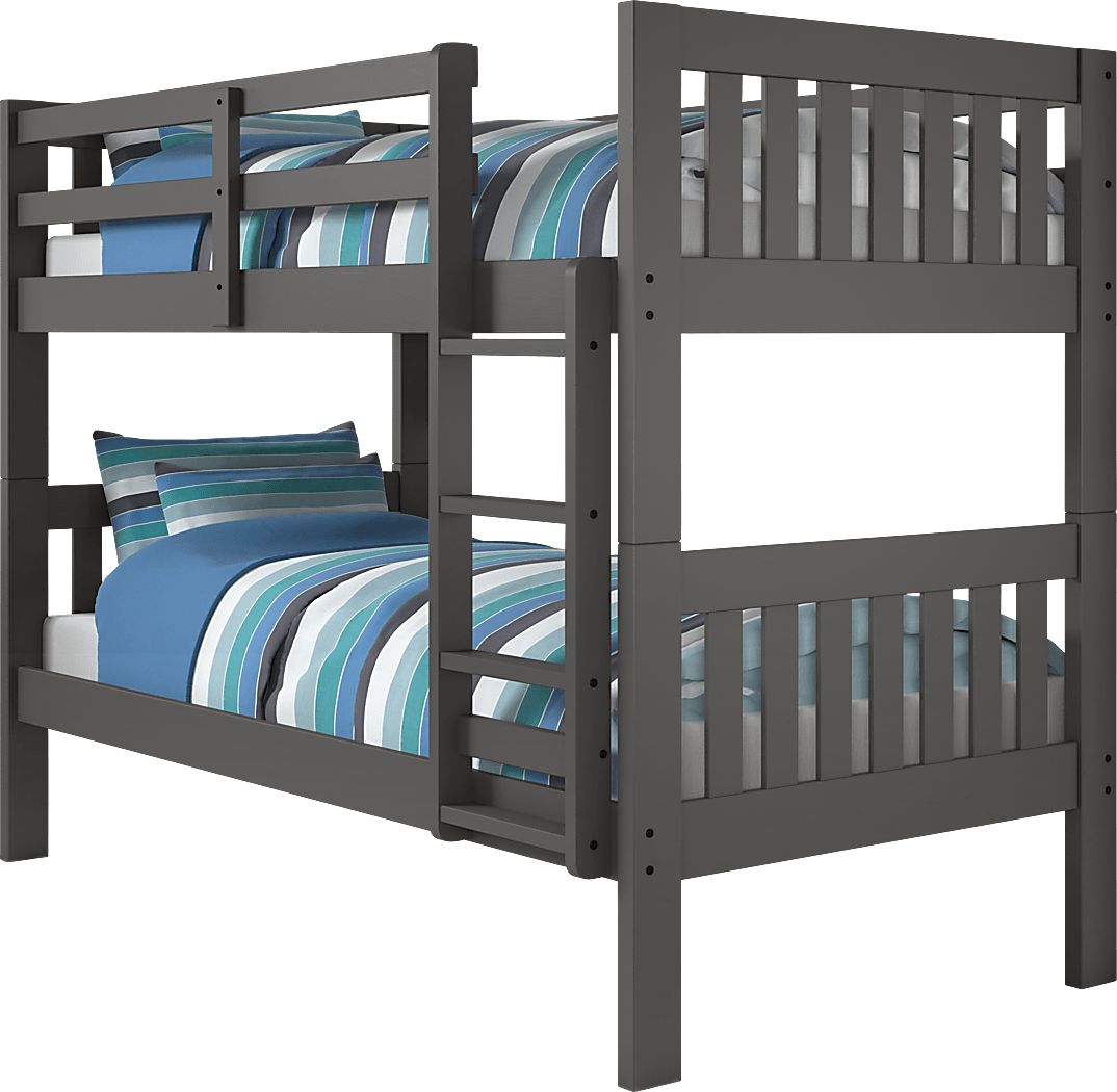 Dashill Gray Twin/Twin Bunk Bed