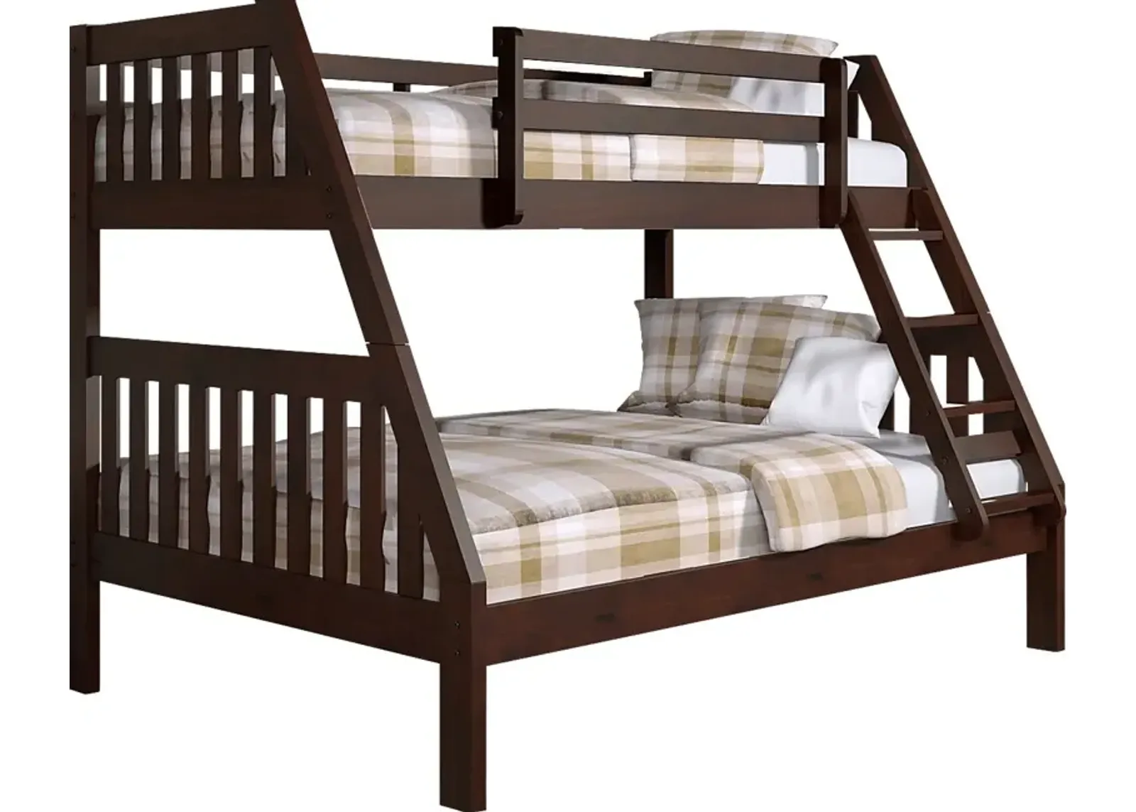 Eastton Brown Twin/Full Bunk Bed