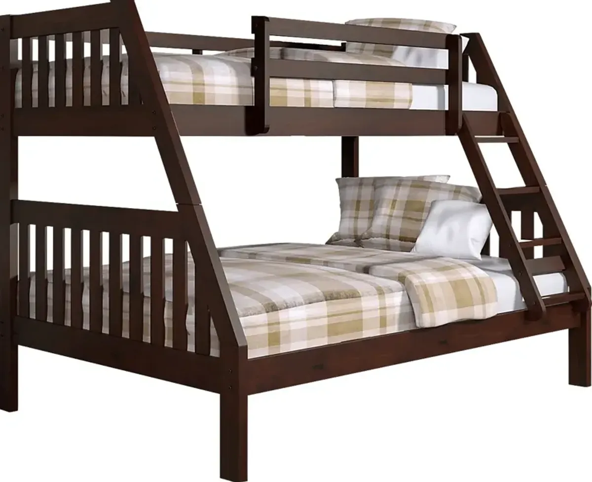 Eastton Brown Twin/Full Bunk Bed