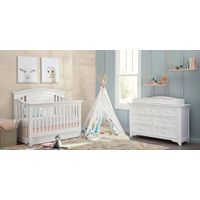 Baby Cache Harborbridge White Convertible Crib