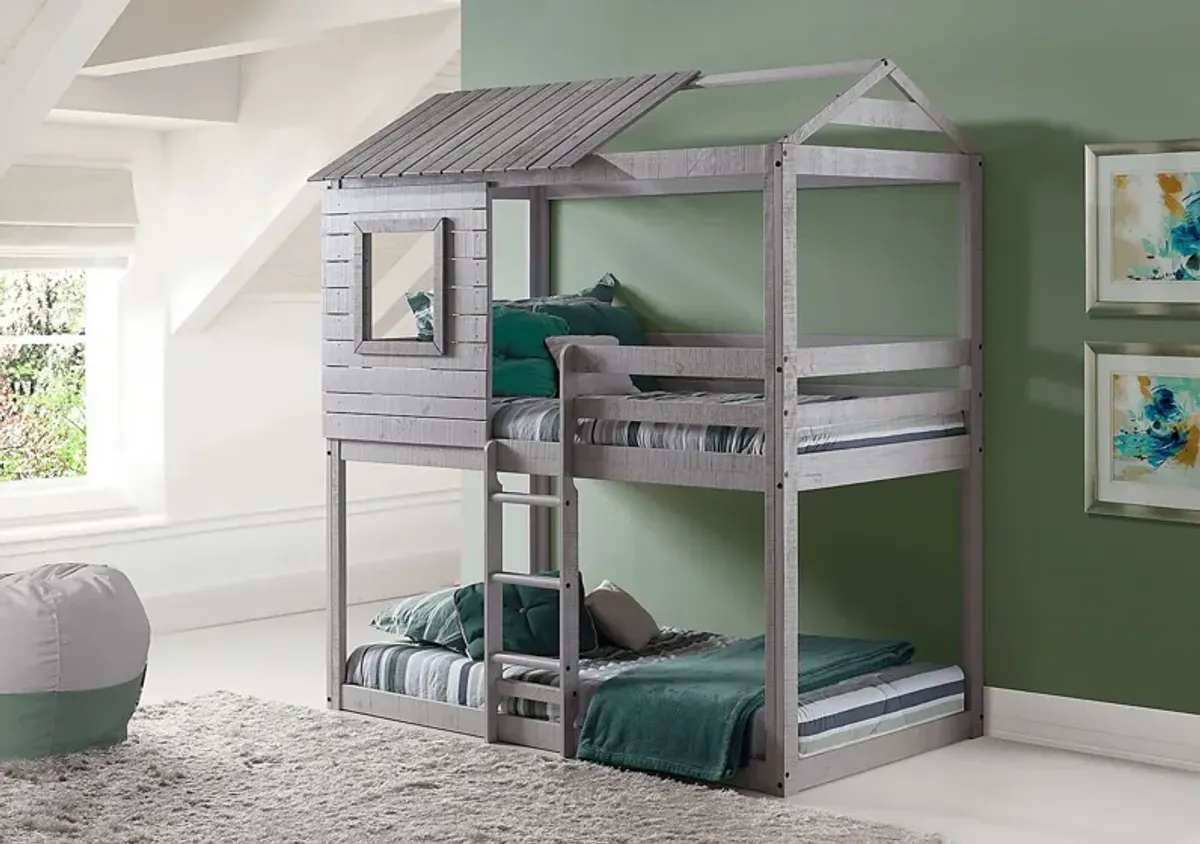 Bladensburg Gray Twin/Twin Bunk Bed