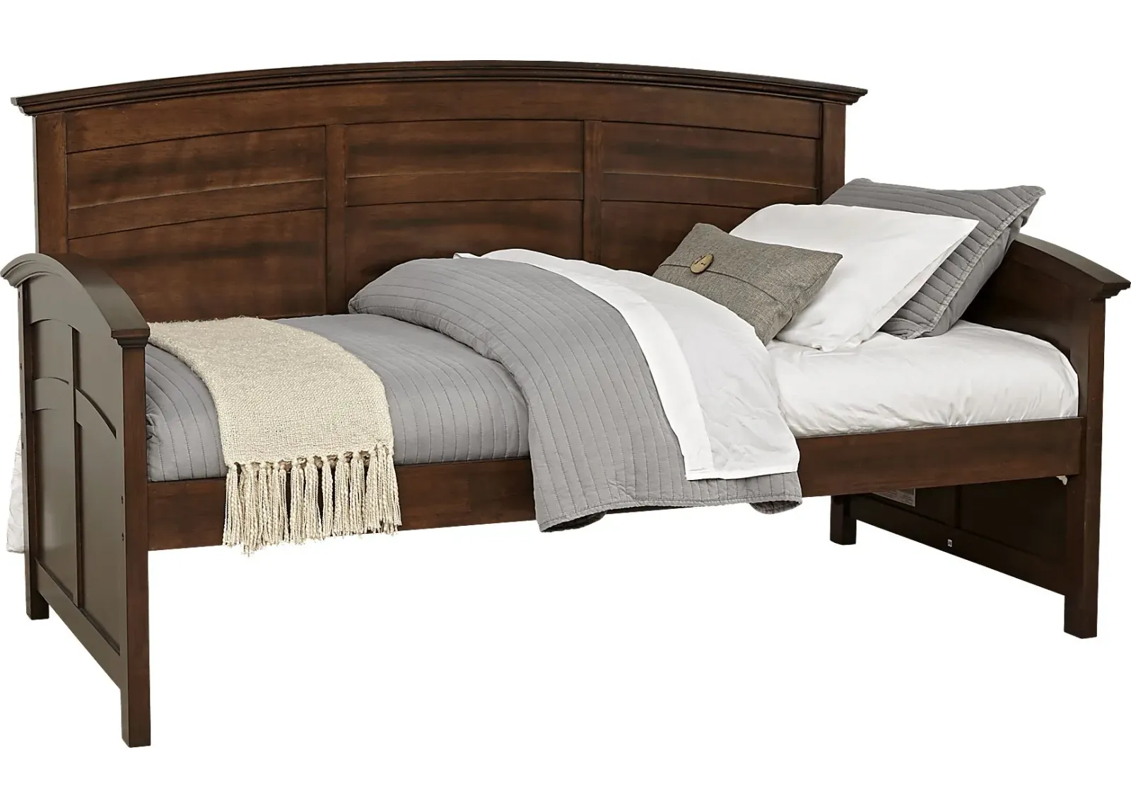 Santa Cruz Brown Cherry Twin Daybed