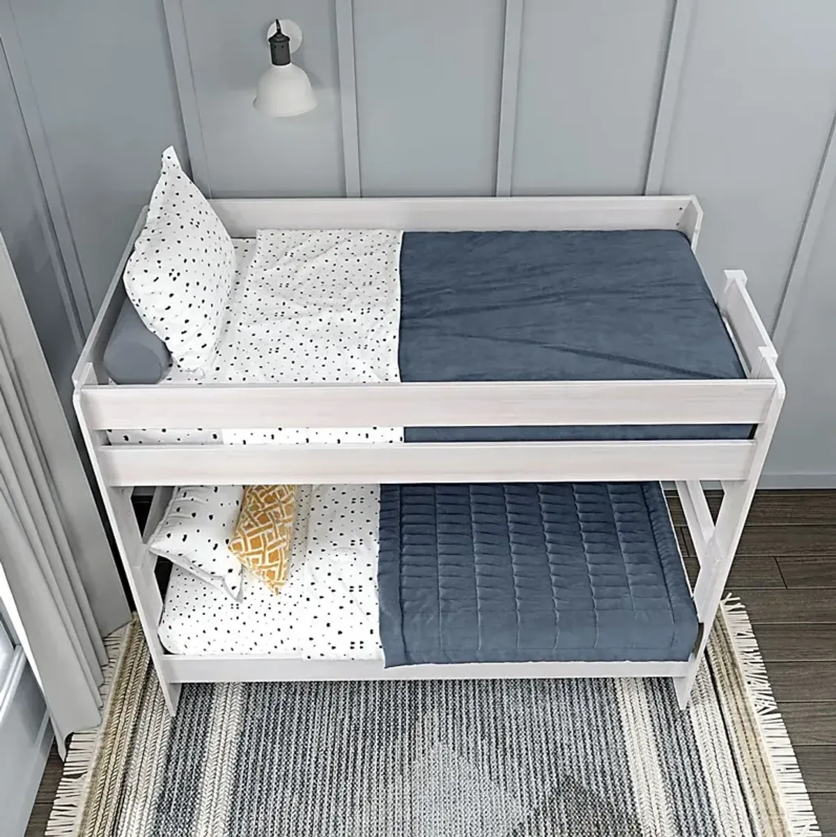 Kids Eastwick White Twin/Twin Bunk Bed