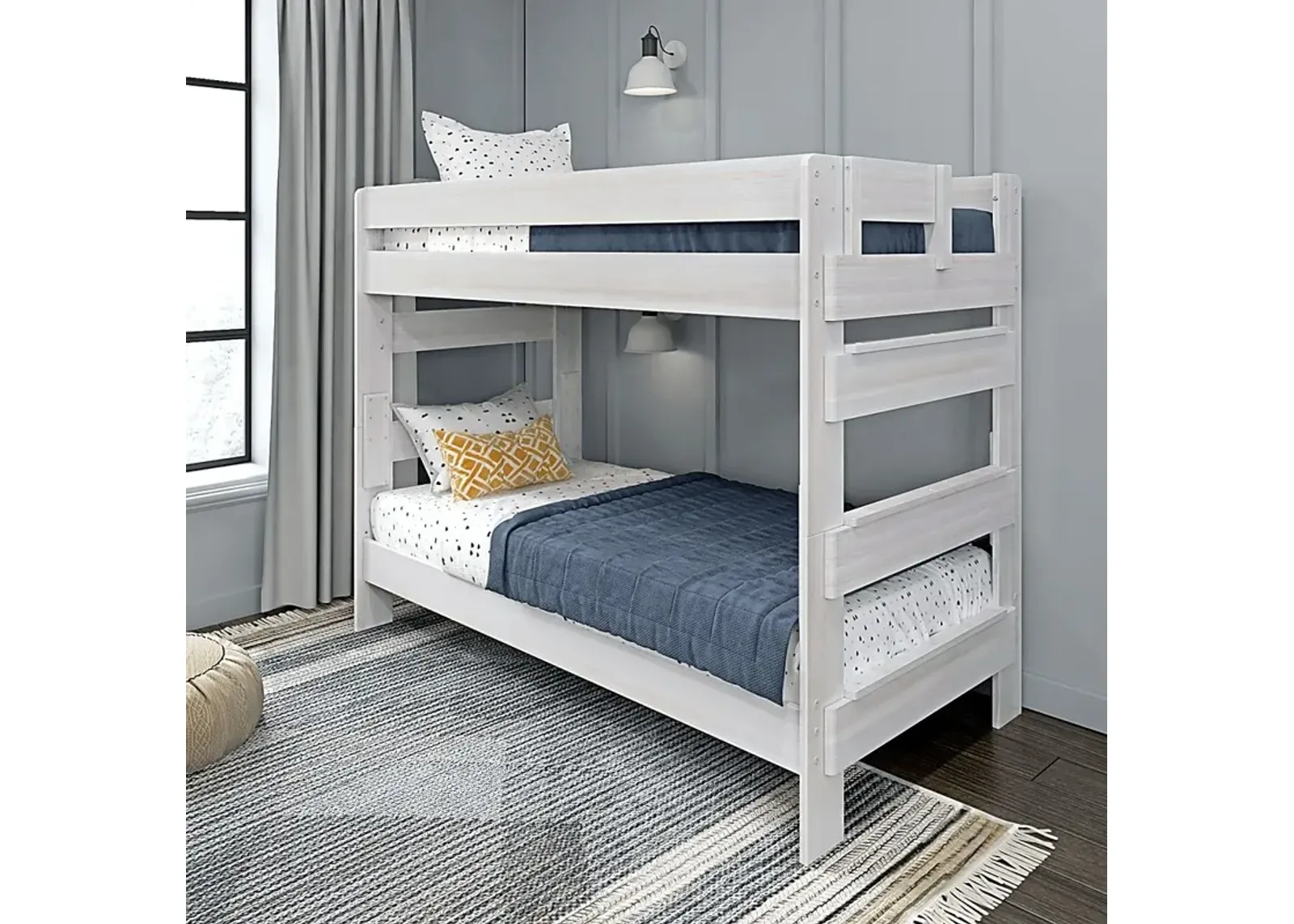 Kids Eastwick White Twin/Twin Bunk Bed