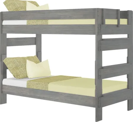 Kids Eastwick Gray Twin/Twin Bunk Bed