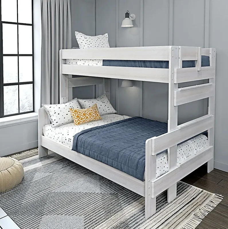 Kids Eastwick White Twin/Full Bunk Bed