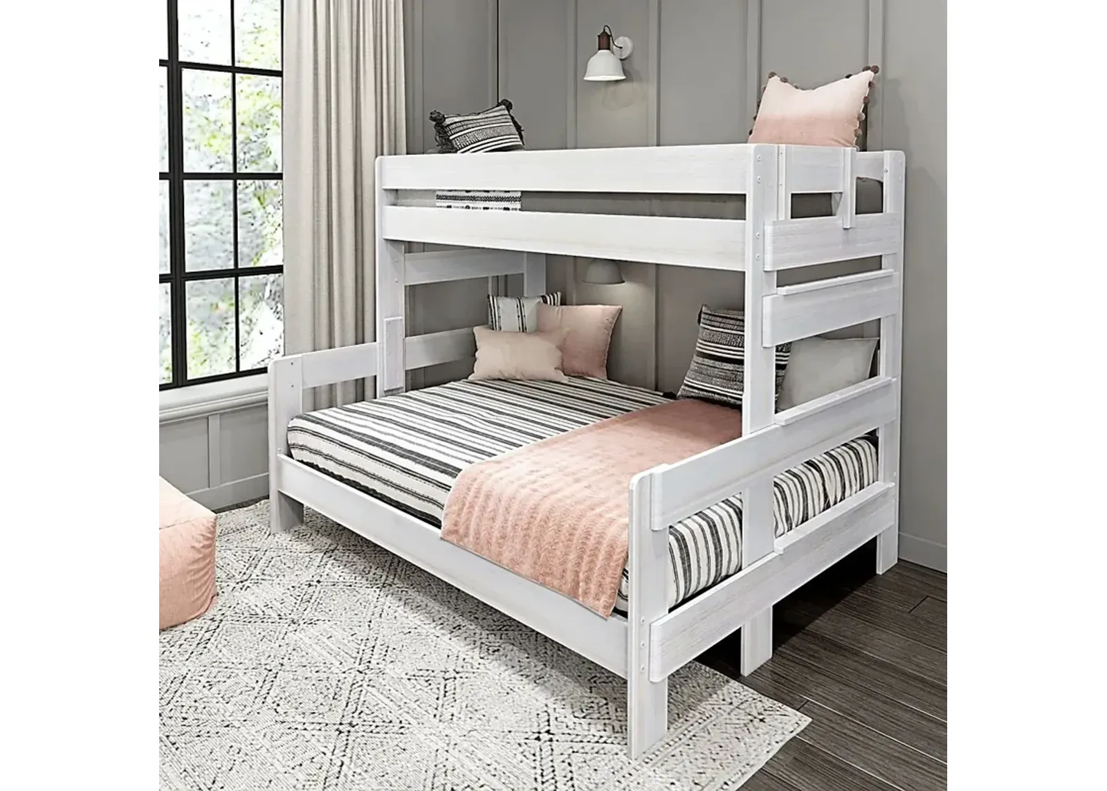 Kids Eastwick White Twin XL/Queen Bunk Bed