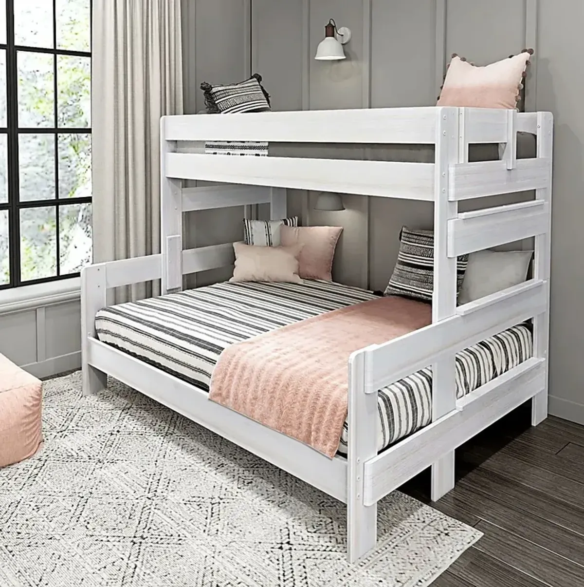 Kids Eastwick White Twin XL/Queen Bunk Bed