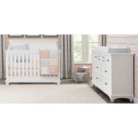 Hilton Head White Convertible Crib