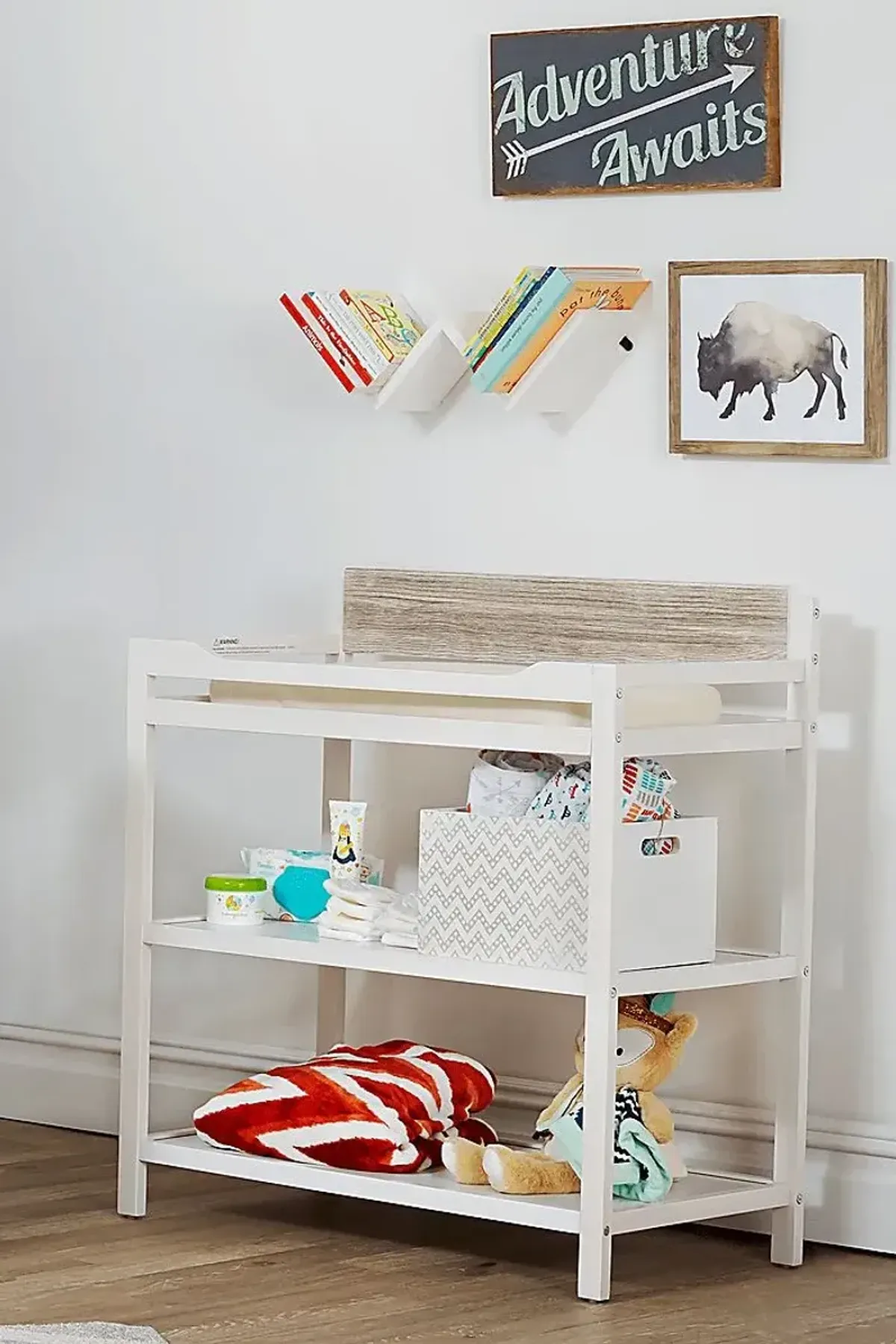 Kids Lachlan White Changing Table