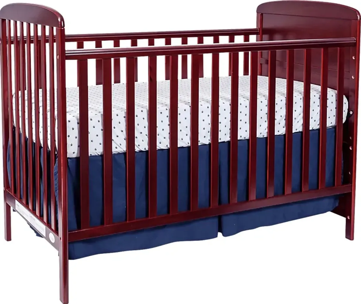 Kids Julian Park Brown Cherry Crib and Changer