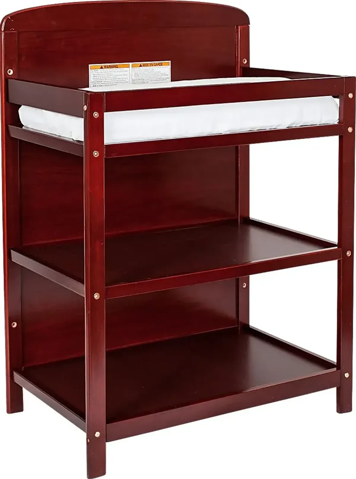 Kids Julian Park Brown Cherry Crib and Changer