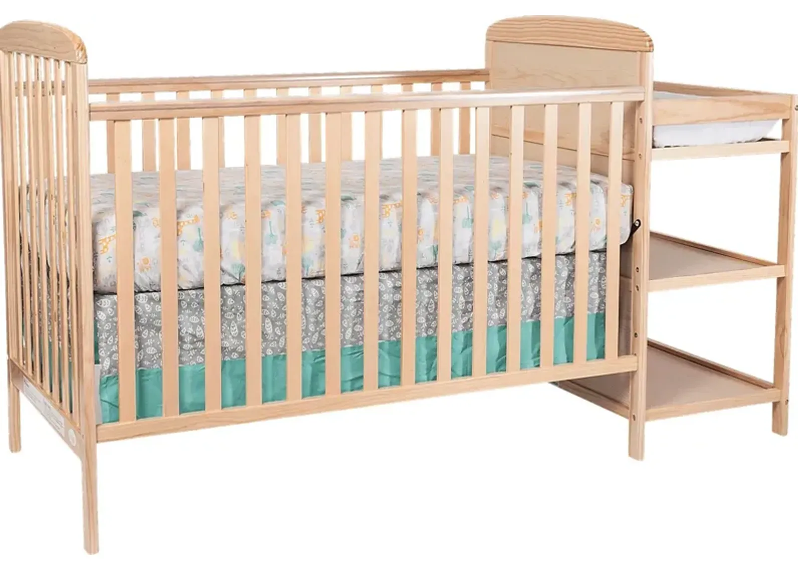 Kids Julian Park Natural Crib and Changer