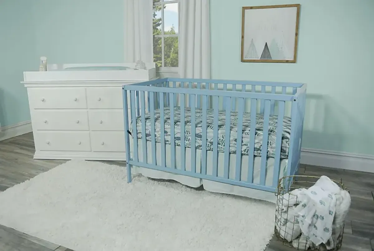 Kids Kelby Cove Blue Convertible Crib