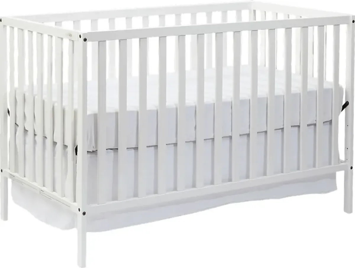 Kids Kelby Cove White Convertible Crib