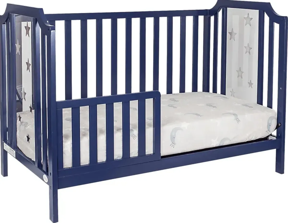 Kids Starry Grove Navy Convertible Crib