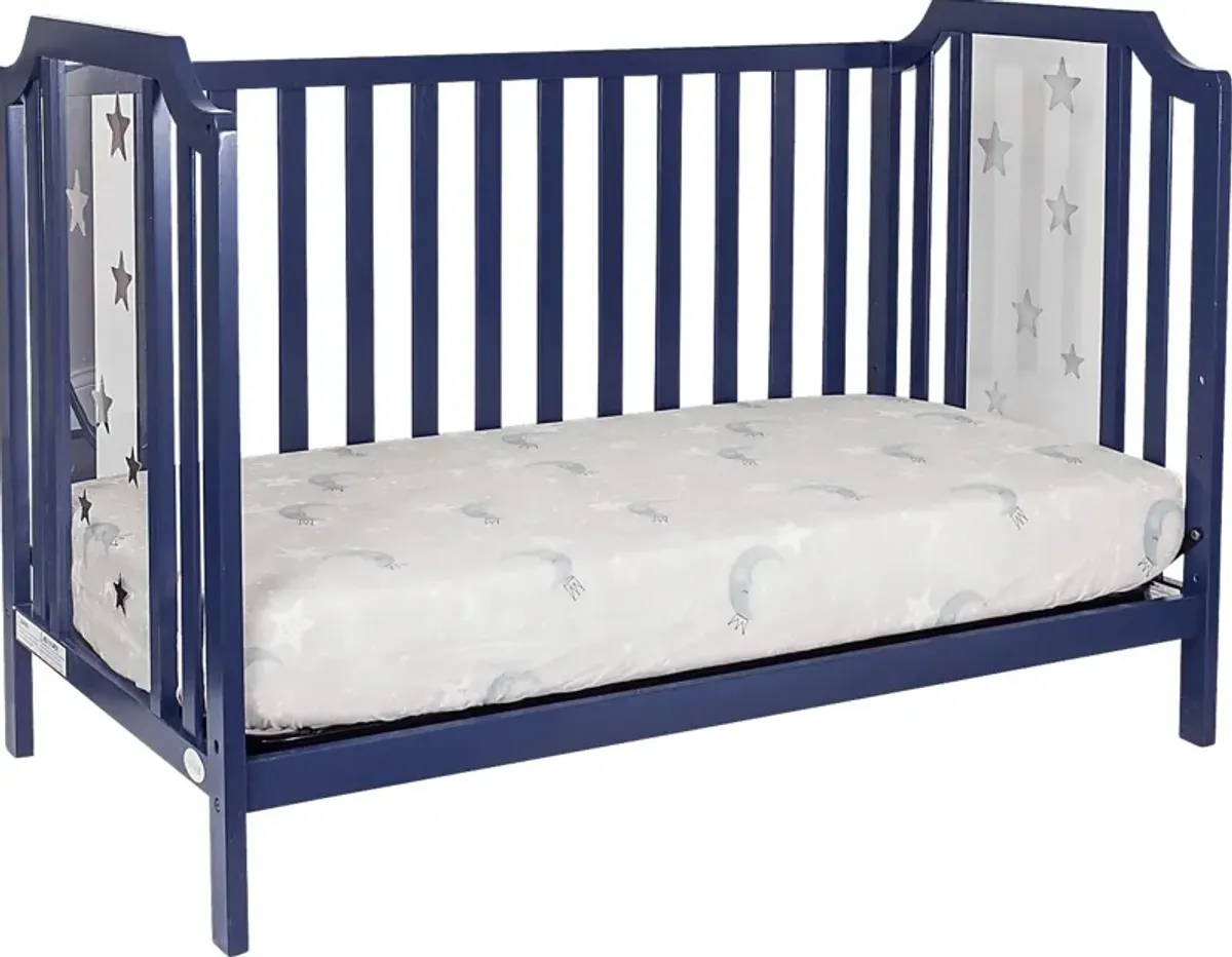 Kids Starry Grove Navy Convertible Crib